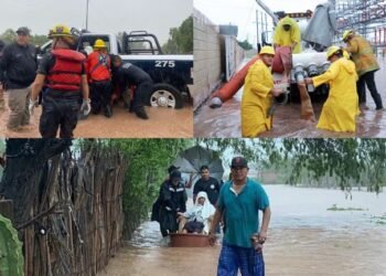 Protección Civil reporta saldo blanco en Sonora tras lluvias e inundaciones por ciclón “Lorena”