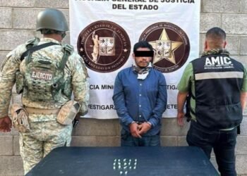 Detienen a hombre con metanfetamina durante cateo en la colonia Amapolas