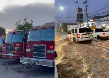 Tormenta en Hermosillo causa daños y moviliza a cuerpos de emergencia