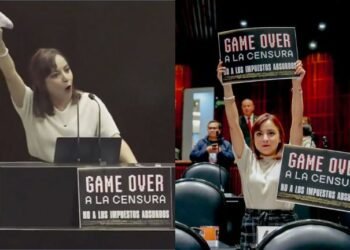 Con control de Xbox en mano, diputada se planta contra el impuesto a los videojuegos Con control de Xbox en mano, diputada se planta contra el impuesto a los videojuegos