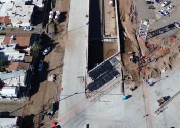 Paso a desnivel Colosio–Solidaridad alcanza 90% de avance y está cada vez más cerca de inaugurarse