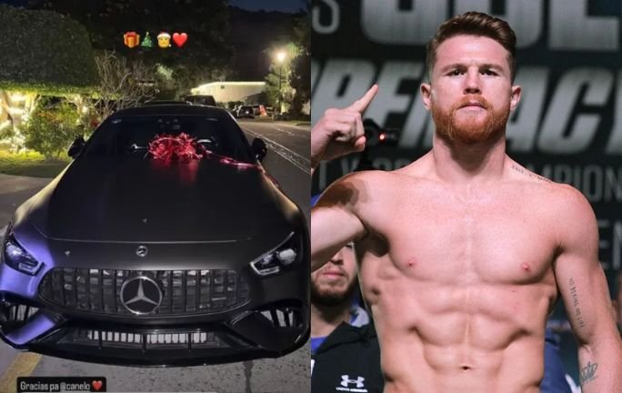 Canelo Álvarez sorprende con un auto de lujo de más de 2.6 millones de pesos para su hija en Navidad Canelo Álvarez sorprende con un auto de lujo de más de 2.6 millones de pesos para su hija en Navidad