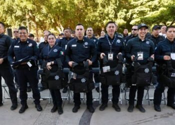 Invierten 13.3 millones en nuevo equipamiento para la Policía Municipal de Hermosillo