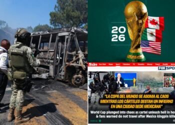 Violencia en México pone bajo la lupa al Mundial 2026 y desata críticas en la prensa internacional