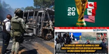 Violencia en México pone bajo la lupa al Mundial 2026 y desata críticas en la prensa internacional