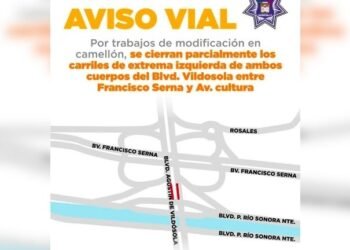 Modificarán vuelta a la izquierda en Rosales para mejorar el tráfico