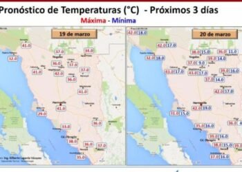 Pronostican calor de hasta 42°C en Sonora durante los próximos días