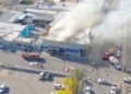 Fuerte explosión en negocio de vinos provoca incendio y cierres viales en Hermosillo