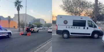 Persona muere tras ser atropellada por camión al sur de Hermosillo
