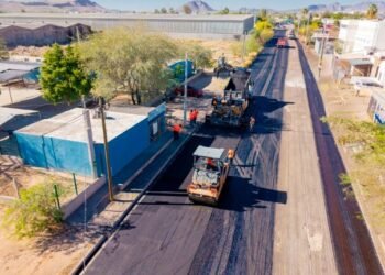 Avanza recarpeteo en calle República de Panamá en Hermosillo