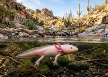 Descubren por primera vez ajolotes en Álamos, Sonora; científicos buscan impulsar su conservación