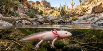 Descubren por primera vez ajolotes en Álamos, Sonora; científicos buscan impulsar su conservación