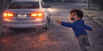 Indignación en Tlalpan: padre baja a su hijo del auto y asegura que “era un juego”