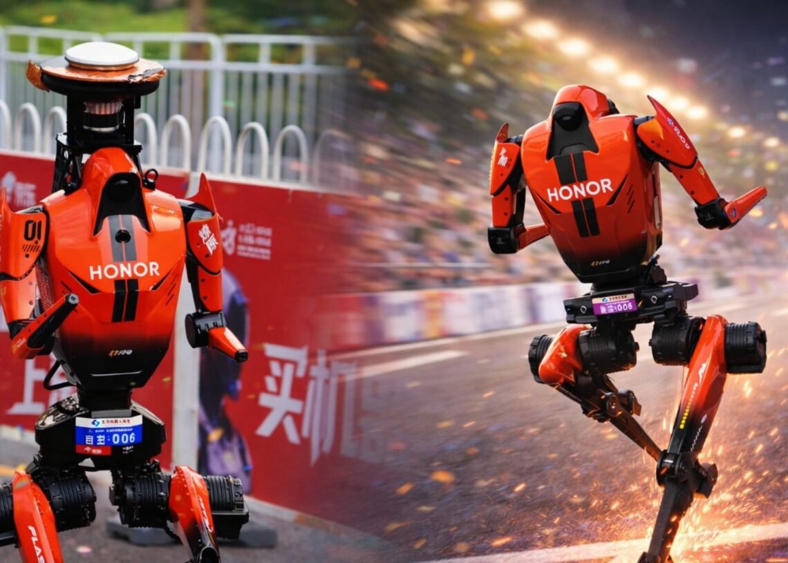 Robot humanoide supera récord mundial de medio maratón