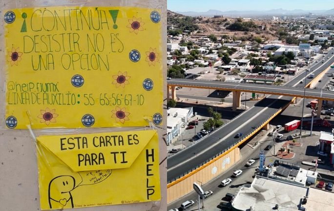 Colocan buzón con cartas de apoyo en puente del Solidaridad y Luis Encinas Colocan buzón con cartas de apoyo en puente del Solidaridad y Luis Encinas
