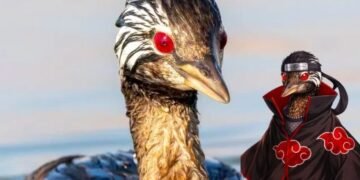 Ave con ojos tipo “Sharingan” de Naruto se vuelve viral en redes