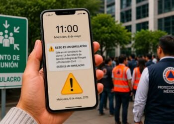 Activan alerta sísmica en México durante simulacro nacional