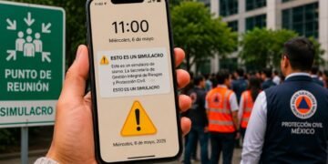 Activan alerta sísmica en México durante simulacro nacional