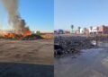 Se registra nuevo incendio en ruinas del antiguo Sam’s Club en Hermosillo