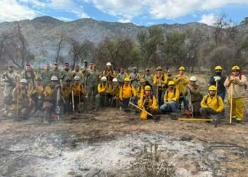 Avanzan labores para sofocar incendio forestal en la zona de Tarachi