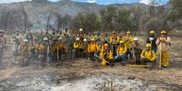 Avanzan labores para sofocar incendio forestal en la zona de Tarachi