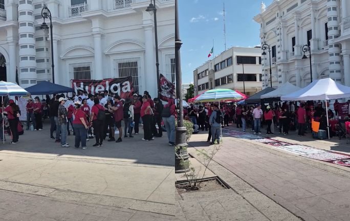 Maestros de la CNTE protestan en Hermosillo por pensiones y Ley del ISSSTE Maestros de la CNTE protestan en Hermosillo por pensiones y Ley del ISSSTE