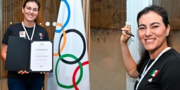 Alejandra Valencia celebra emotiva visita al Comité Olímpico Internacional