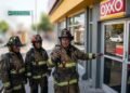 ¡INDIGNACIÓN EN REDES! Rechazan a bomberos en OXXO por estar “sucios y sudados” tras incendio