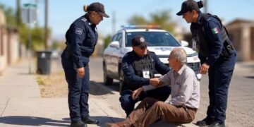 Policías de Hermosillo devuelven a casa a adulto mayor extraviado y dejan una importante lección de empatía