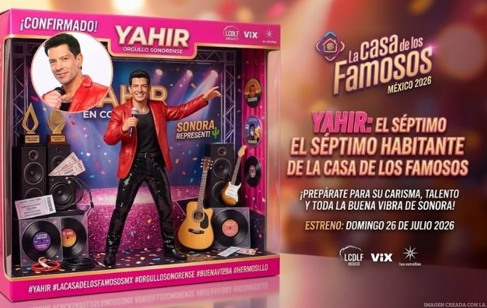 ¡De Hermosillo para el mundo! Yahir se une a La Casa de los Famosos y promete ganarse nuestros corazones ¡De Hermosillo para el mundo! Yahir se une a La Casa de los Famosos y promete ganarse nuestros corazones