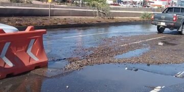 cierre parcial en el bulevar Río Sonora por obras de Agua de Hermosillo