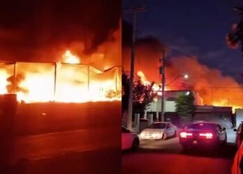 Ocho viviendas resultan afectadas por incendio que inició en el Mercado de Abastos