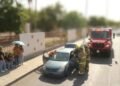 Rescatan a conductora que chocó tras desmayarse por las altas temperaturas en el bulevar Luis Encinas