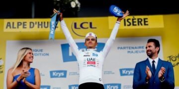 Isaac del Toro rompe récords: el primer mexicano en el podio del Tour de Francia