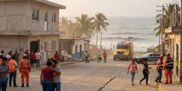 Fuerte sismo de magnitud 7.4 sacude las costas de Chiapas; se reporta saldo blanco preliminar