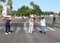 Maestras de Covafam colapsan el tráfico en el Centro de Hermosillo por adeudo millonario
