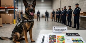 Aseguran paquetes con vapeadores y gomitas con THC en empresa de mensajería de Hermosillo