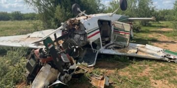 Se desploma avioneta cerca de la carretera Hermosillo–La Colorada: Reportan tres personas lesionadas