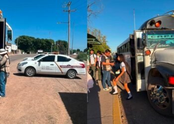 Reforzarán vigilancia del transporte público por regreso a clases