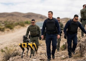 De guantes con descargas eléctricas a perros robot: la nueva tecnología táctica de ICE enciende alarmas legales y comunitarias