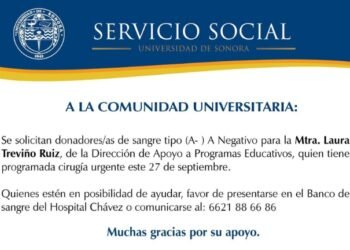 SOLICITUD URGENTE DE DONADORES DE SANGRE (A-) EN HERMOSILLO SOLICITUD URGENTE DE DONADORES DE SANGRE (A-) EN HERMOSILLO