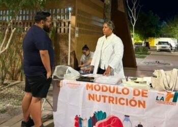 Llevan consultas nutricionales gratuitas a parques y unidades deportivas Llevan consultas nutricionales gratuitas a parques y unidades deportivas