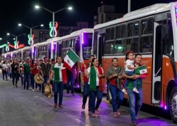 Habrá transporte público gratuito tras los festejos patrios en Hermosillo
