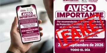 ¡ALERTA! Que no te engañen: ES FALSA la supuesta suspensión de clases en Sonora