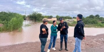 Lluvias dejan afectaciones en el poblado Miguel Alemán