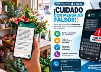 Alertan a usuarios de iPhone por mensajes falsos de WhatsApp