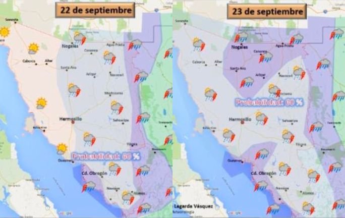 Protección Civil alerta por lluvias y altas temperaturas Protección Civil alerta por lluvias y altas temperaturas