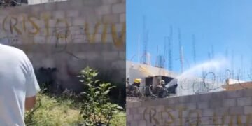 Falla eléctrica provoca incendio en pizzería al norte