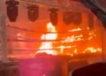 Detienen a cuatro personas por incendio de ring en el CUM