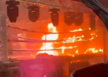 Detienen a cuatro personas por incendio de ring en el CUM